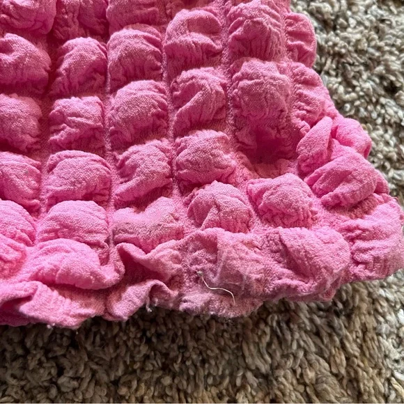 Bailey Rose Vibrant Pink Bubble Texture Puffy Pants - Picture 12 of 12